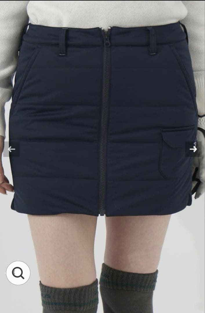 FILA ネイビー キルティング ベスト M