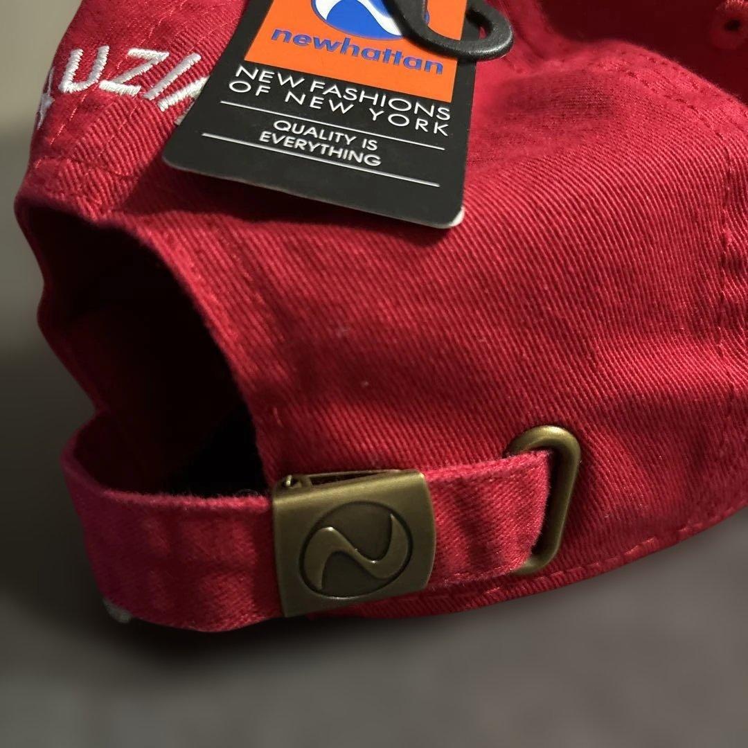 KUZIRA 21Buck キャップ 赤