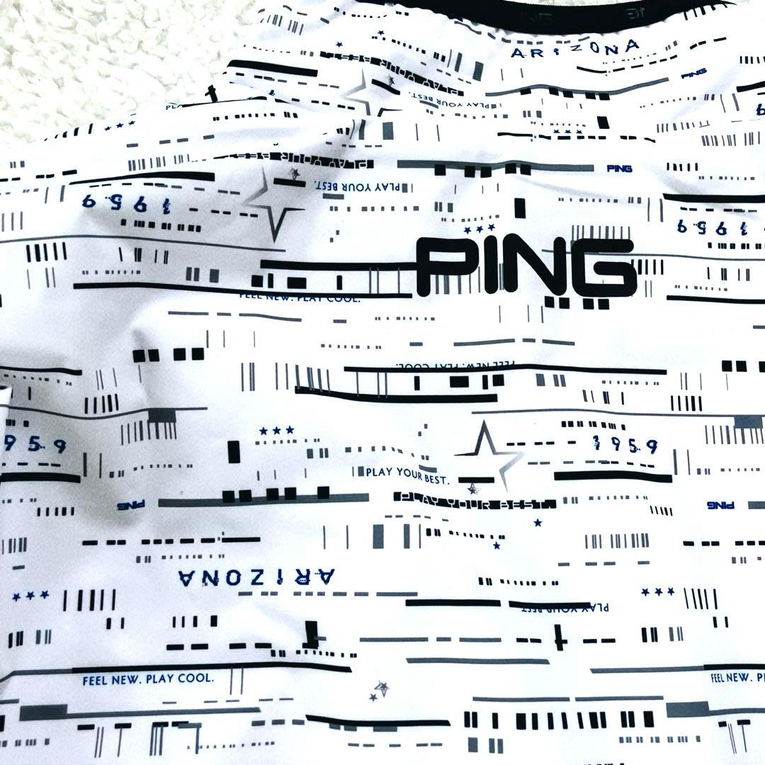 【新品LL】PING ウインドブレーカ- ホワイト メンズ