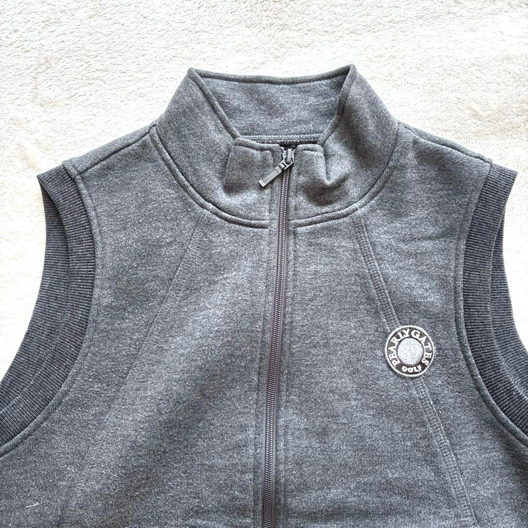 【美品】PEARLY GATES パーリーゲイツ ゴルフベスト グレー Mサイズ