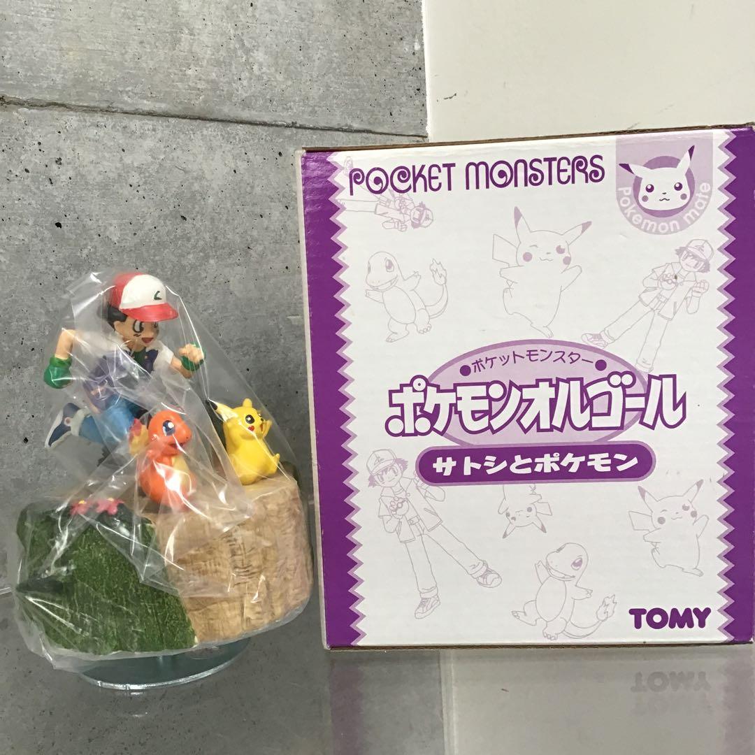 希少 90s ポケモンオルゴール サトシとポケモン TOMY 未使用品