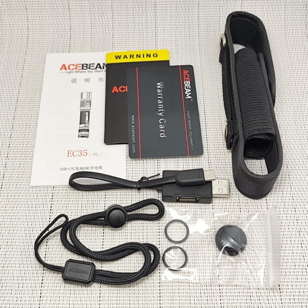 ACEBEAM EC35 GENⅡ 球換装 SFT25R 1200lm 377m