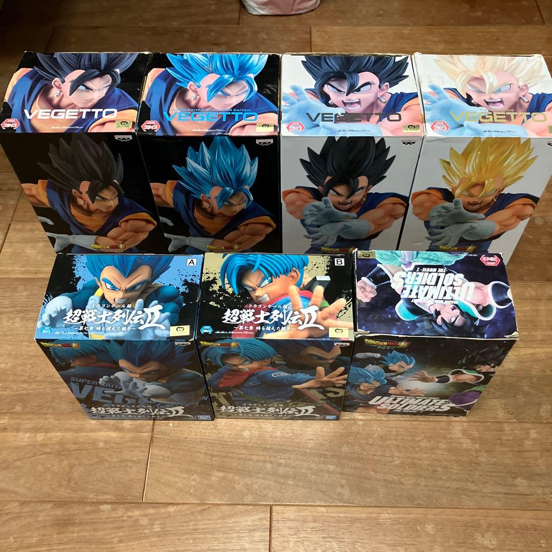 値下げ【７体セット】ドラゴンボール ベジット4体、超戦士列伝Ⅱ２体、ブロリ