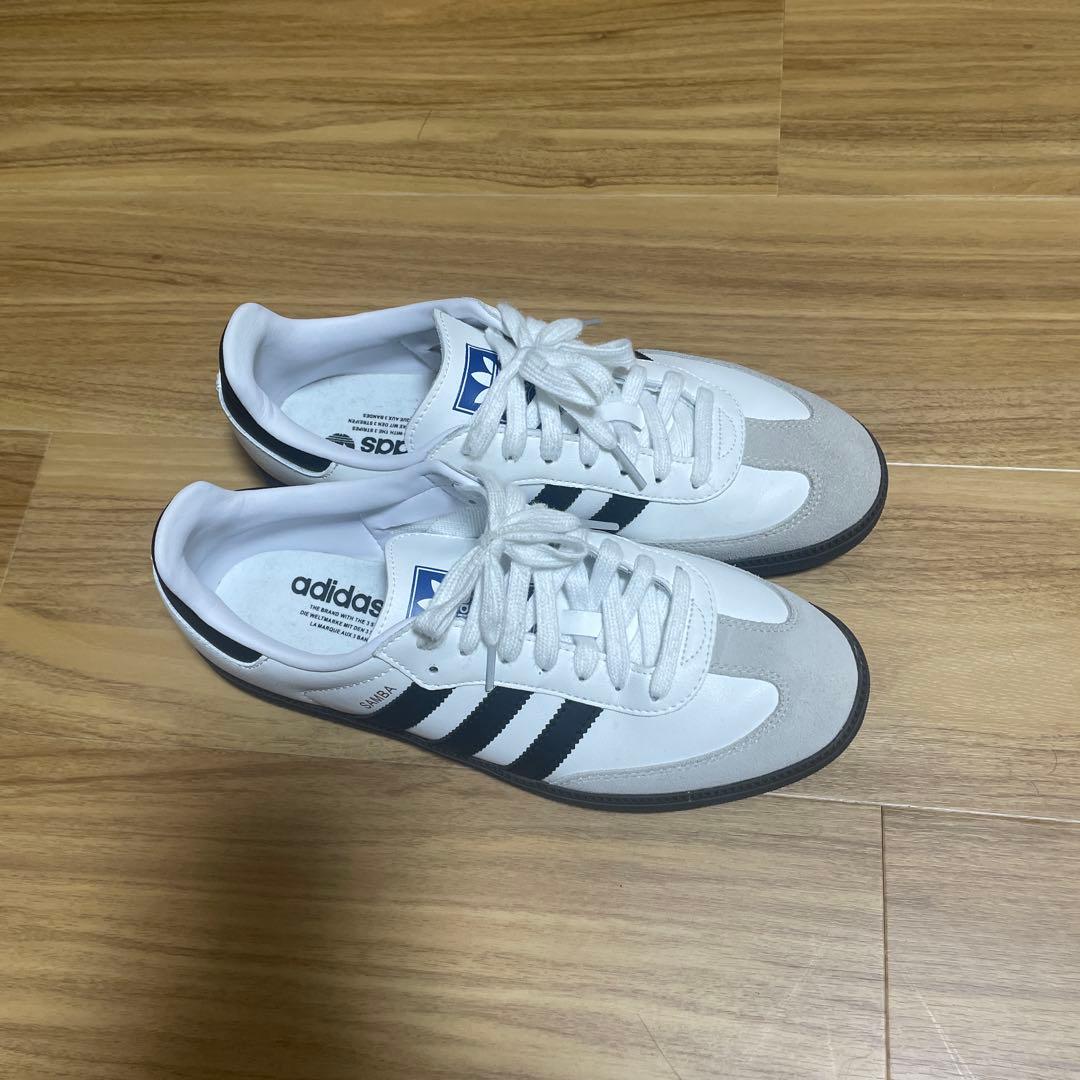 adidasサンバOG ホワイト27.5㎝