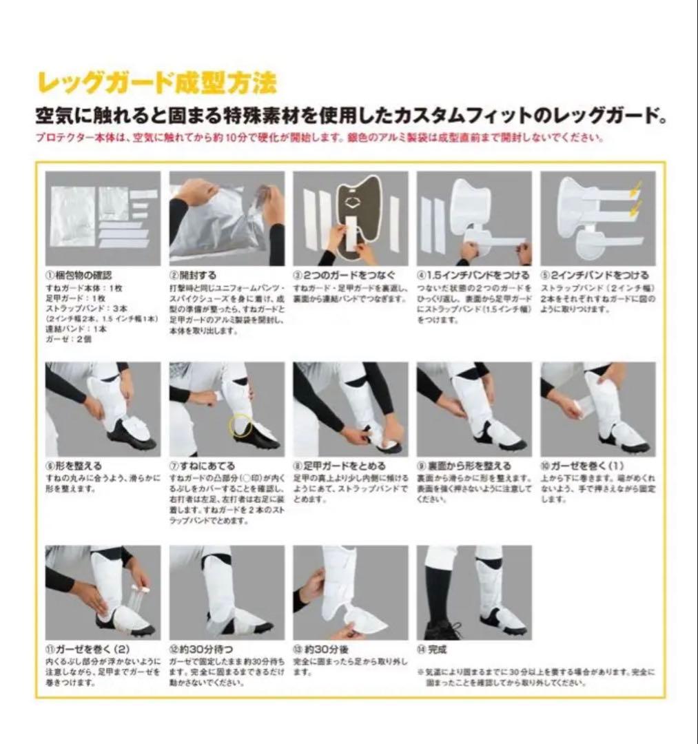 【新品】エボシールド(EVOSHIELD) レッグガード WTV12JP 右打者