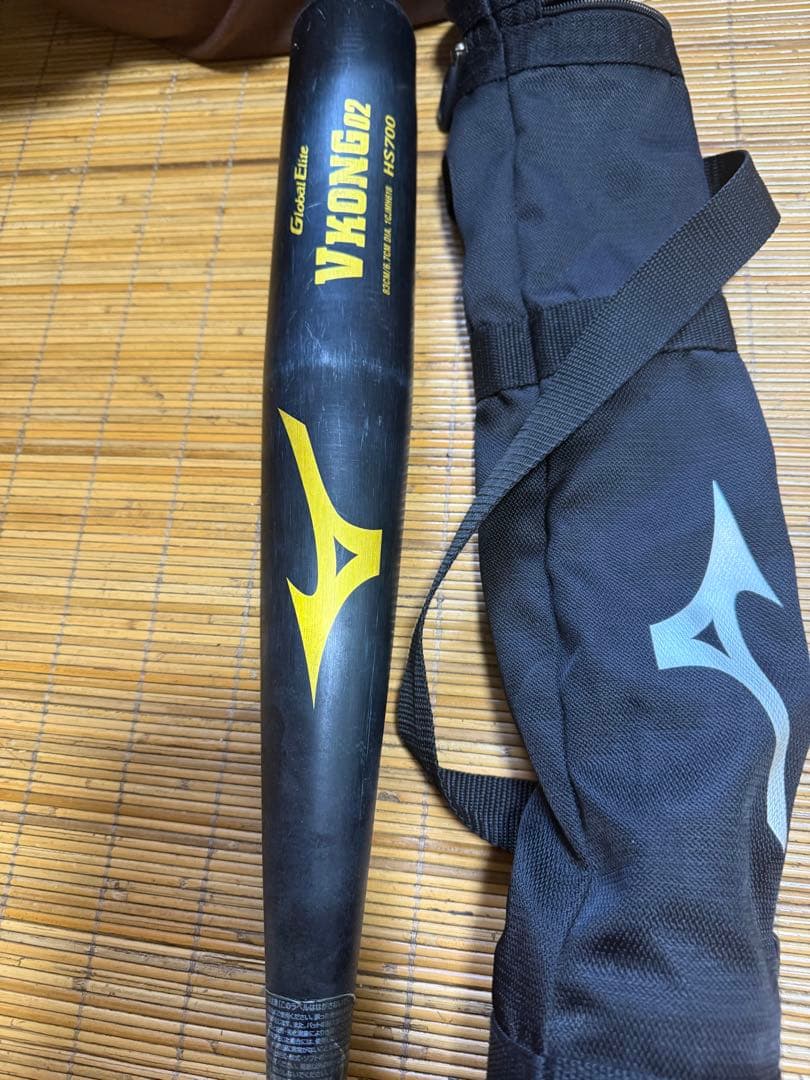 Mizuno V-KONG 02 硬式バットとケース