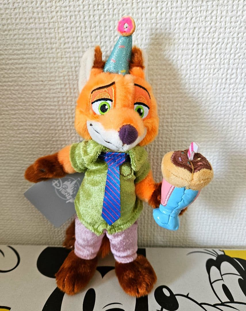 ズートピア10TH ニック ジュディ ぬいぐるみキーホルダー キーチェーン