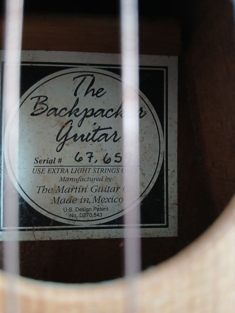 The Backpacker Guitar アコースティックギター