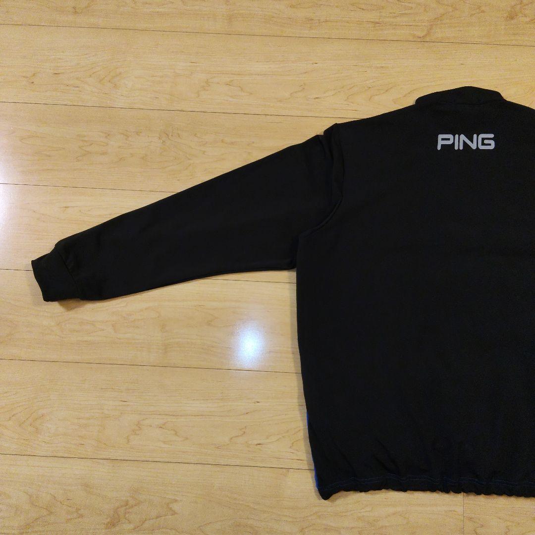 Lサイズ 美品【PING】ピン ゴルフ 中綿入 長袖ハーフジップ ジャケット