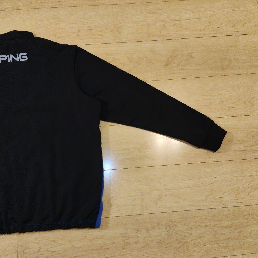 Lサイズ 美品【PING】ピン ゴルフ 中綿入 長袖ハーフジップ ジャケット