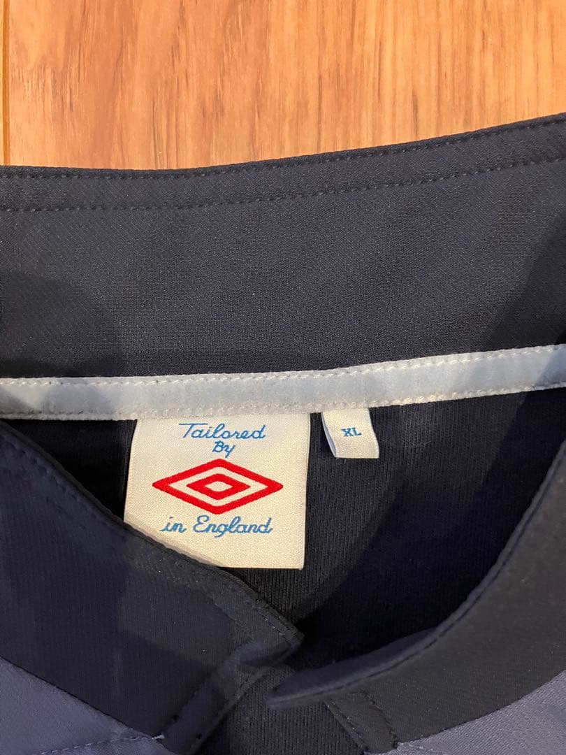 イングランド代表 UMBRO プルオーバーピステ 古着　ドリルトップ