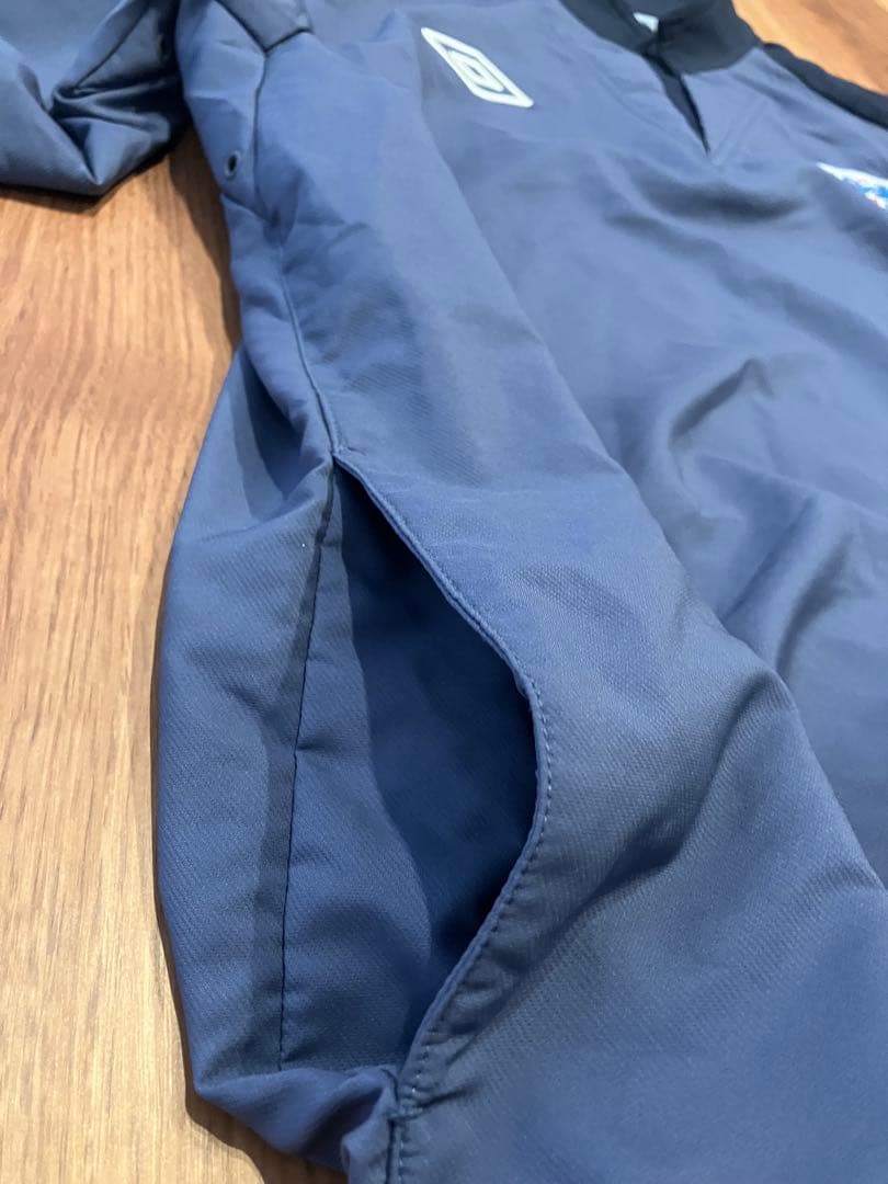 イングランド代表 UMBRO プルオーバーピステ 古着　ドリルトップ
