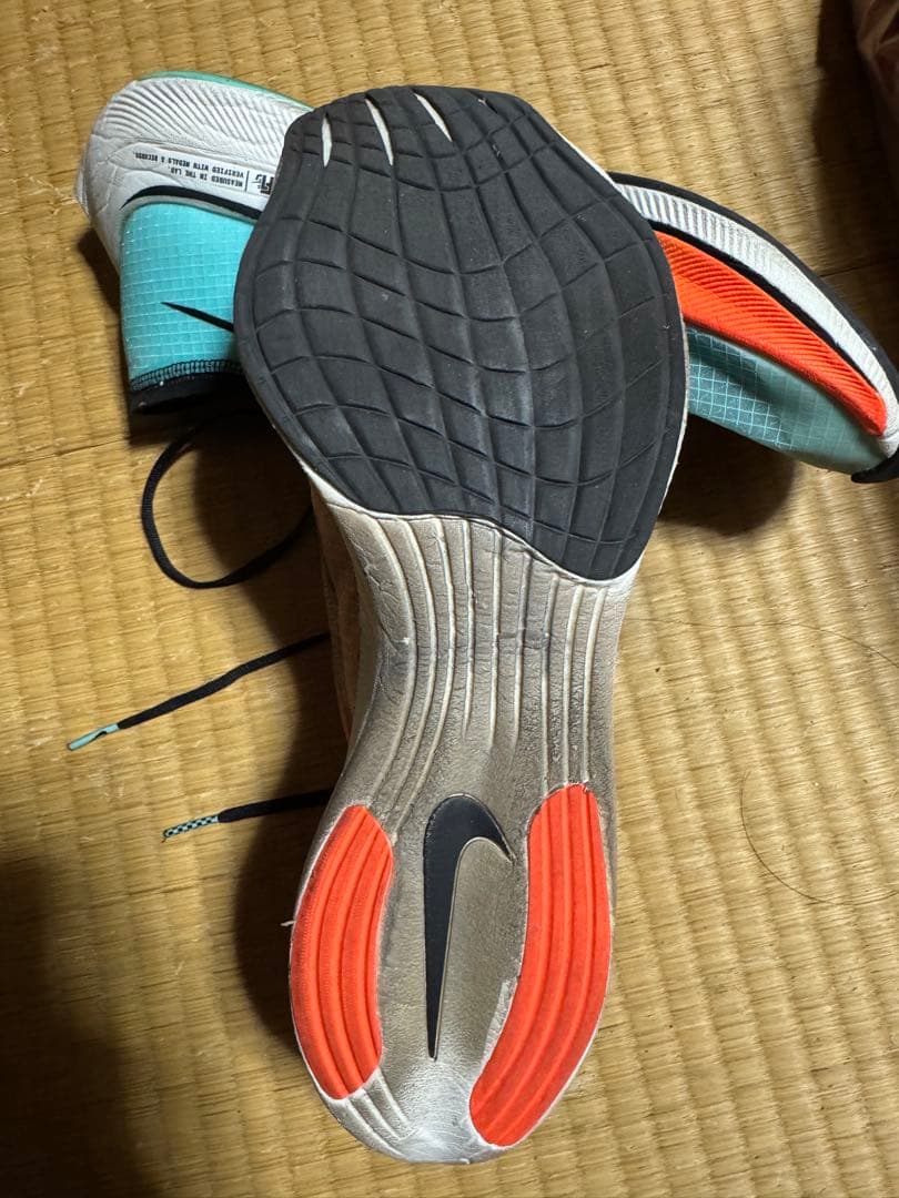 Nike スパイクシューズ 青/オレンジ　ベイパーフライ27.5