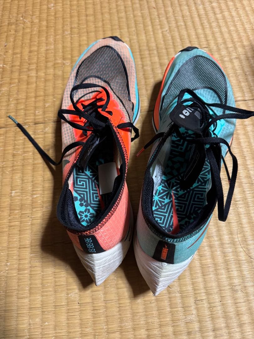 Nike スパイクシューズ 青/オレンジ　ベイパーフライ27.5