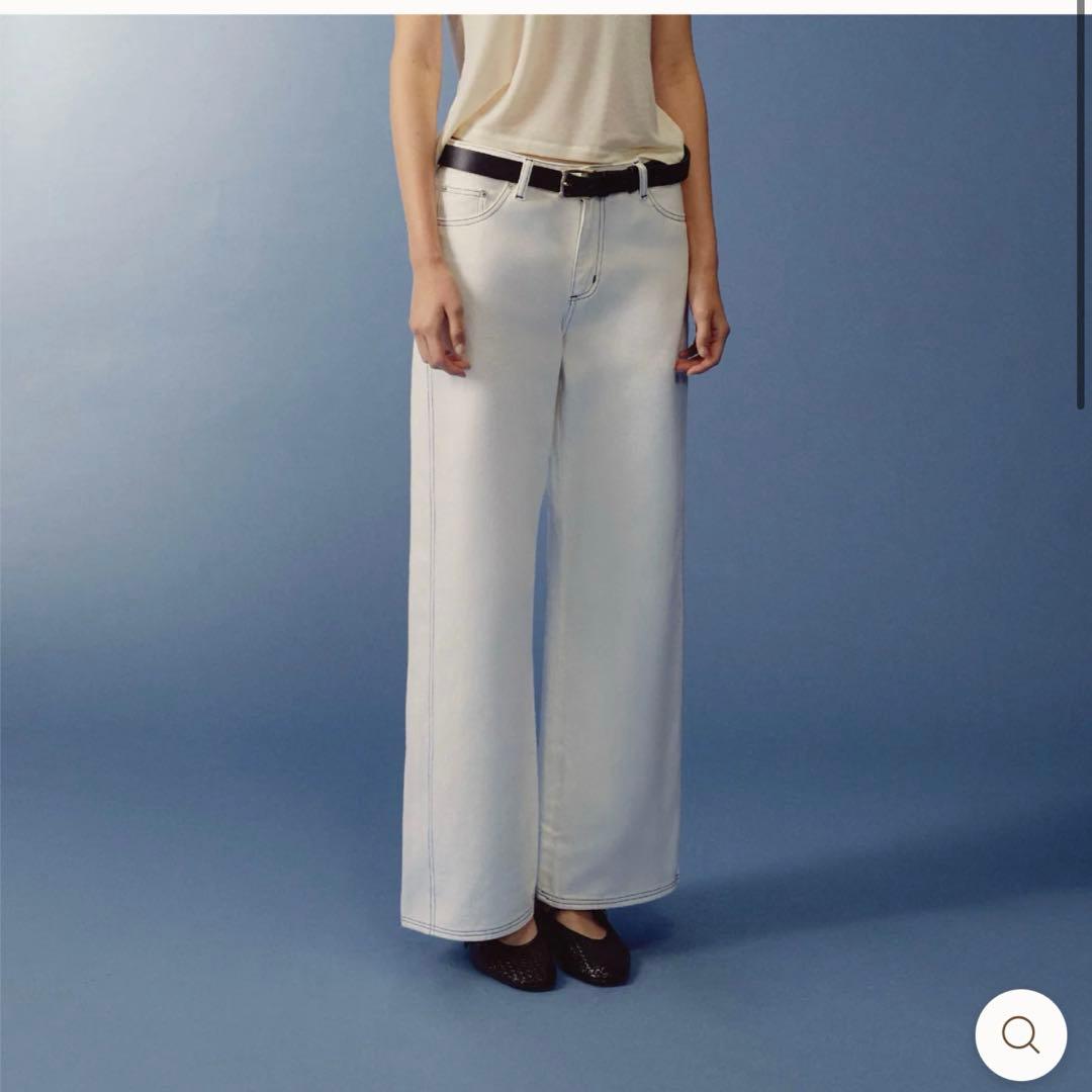 Always Wonder デニムパンツ 白 ワイドパンツ 美品 希少 タイ
