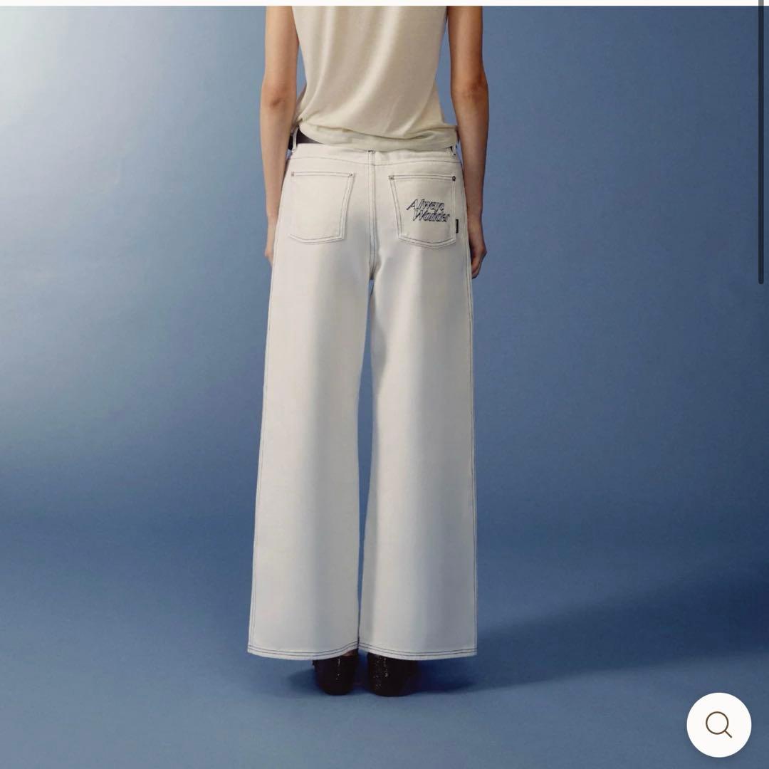 Always Wonder デニムパンツ 白 ワイドパンツ 美品 希少 タイ