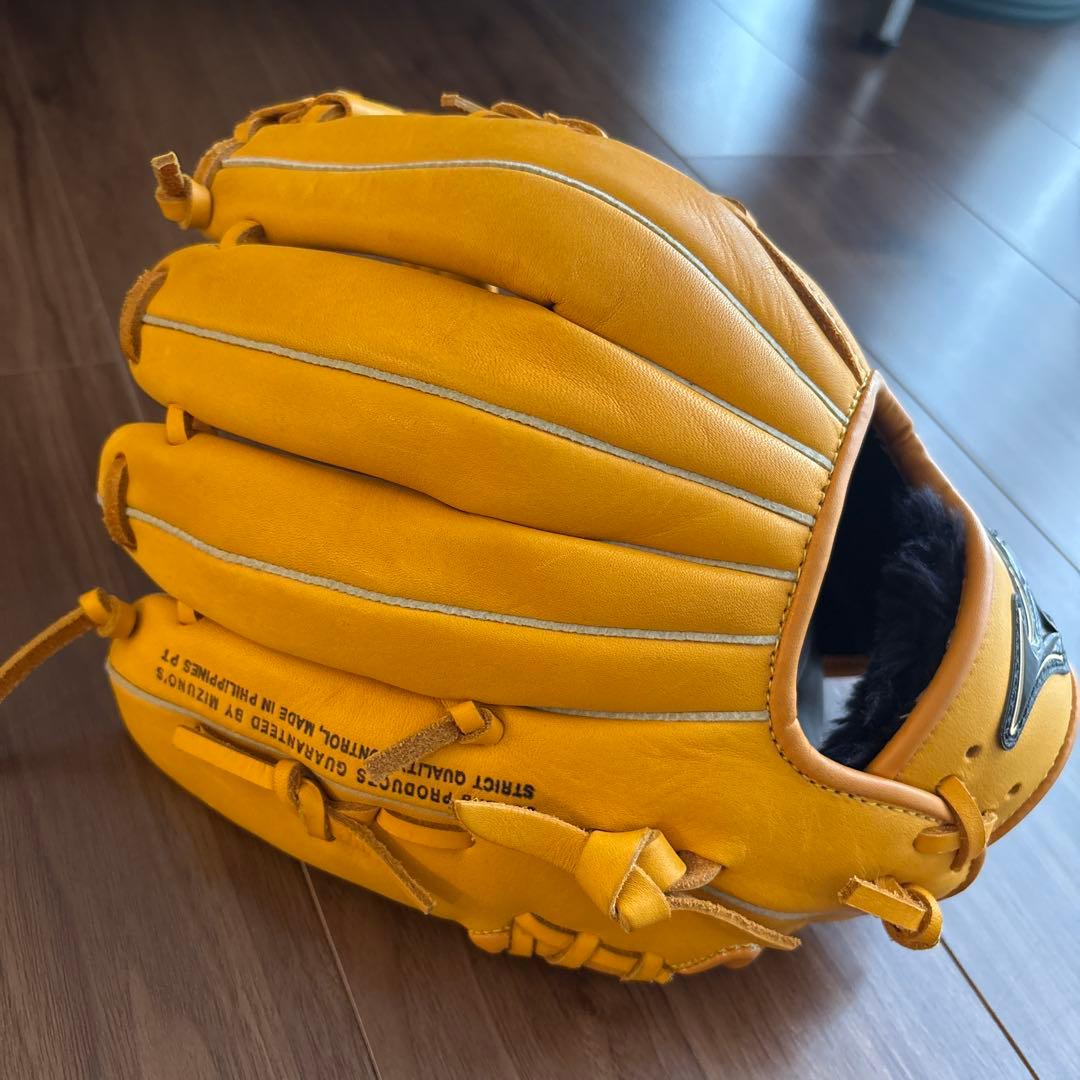 Mizuno 小学生用野球グローブ イエロー