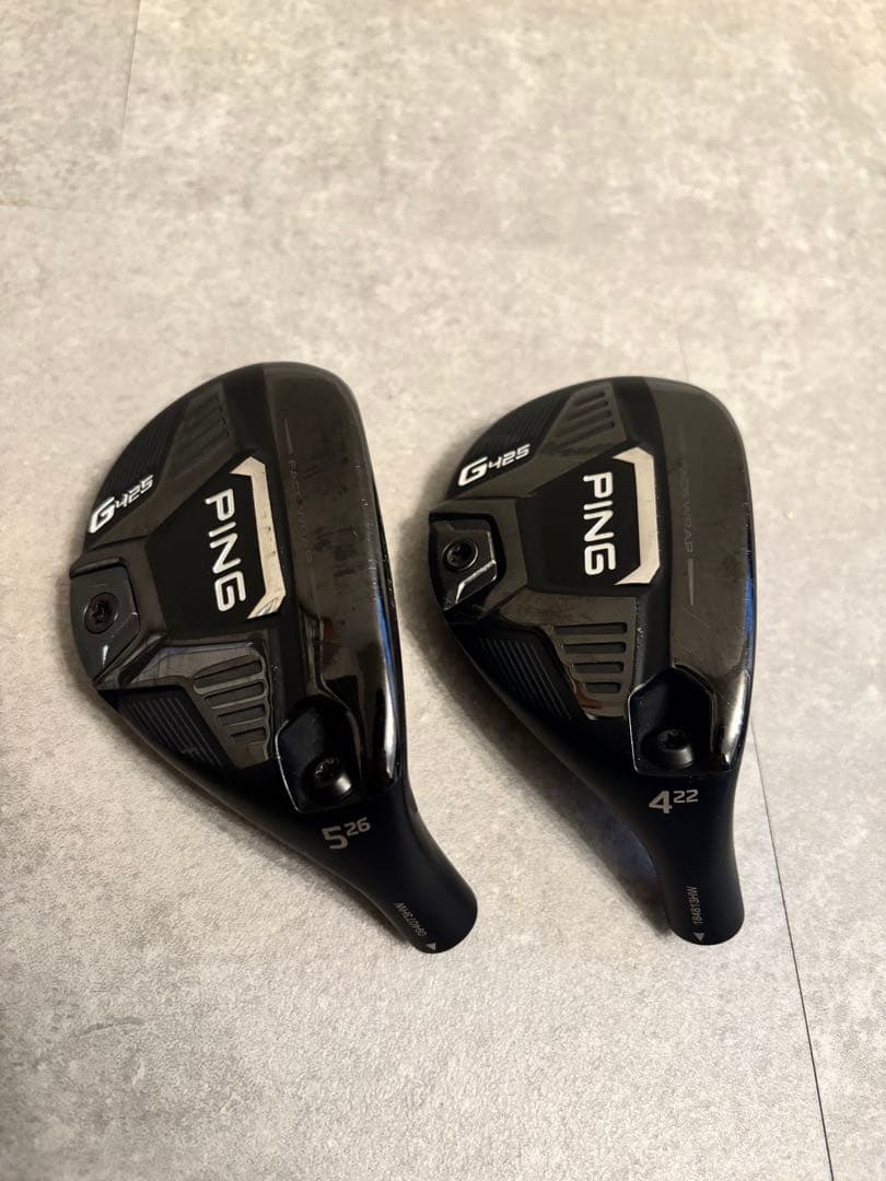 PING G425 4U 5U ハイブリッド ヘッドのみ2個セット ※カバー無