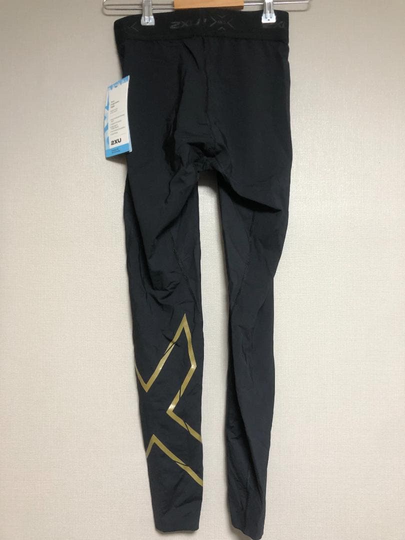 未使用 2XU MCSクロストレ コンプレッションタイツ ロゴベルト S