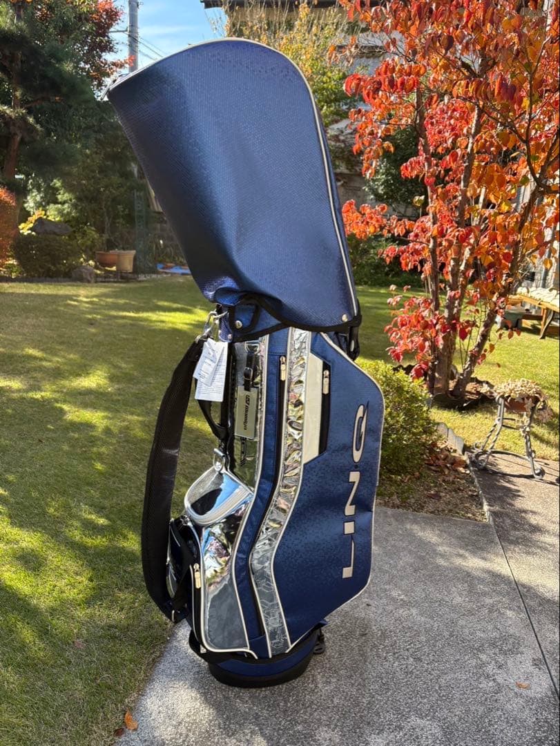 新品　UST Mamiya LINQゴルフキャディバッグ　自立式