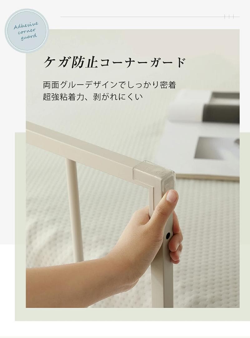 数量限定！ 高110ロフトベッド子供ベッド シングル下収納 省スペースWHITE