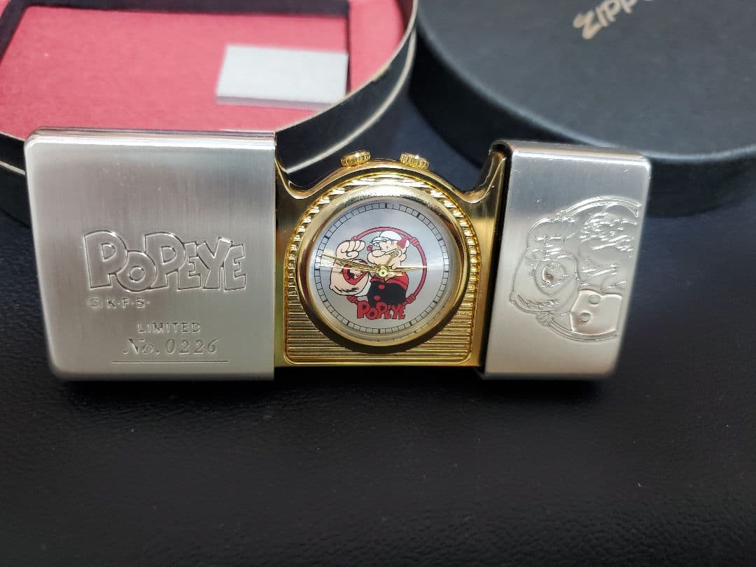ZIPPO POPEYE LIMITED 本数限定時計 アンティーク置時計