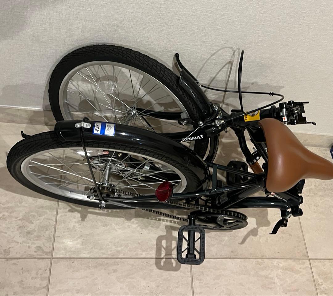 RENAULT 折りたたみ自転車 ブラック