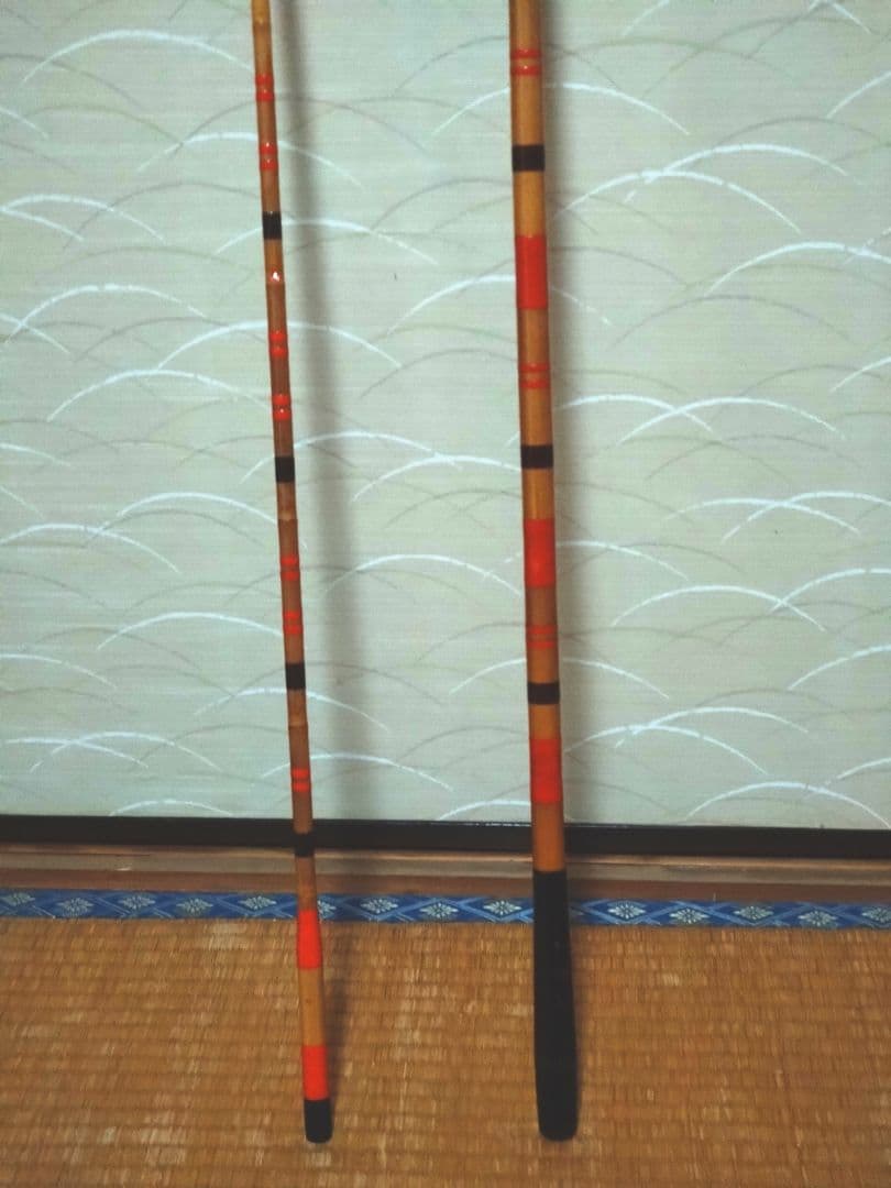 へらぶな 竿掛け&玉の柄 「深山」 短竿用 竿掛け 1本物、玉の柄1本物