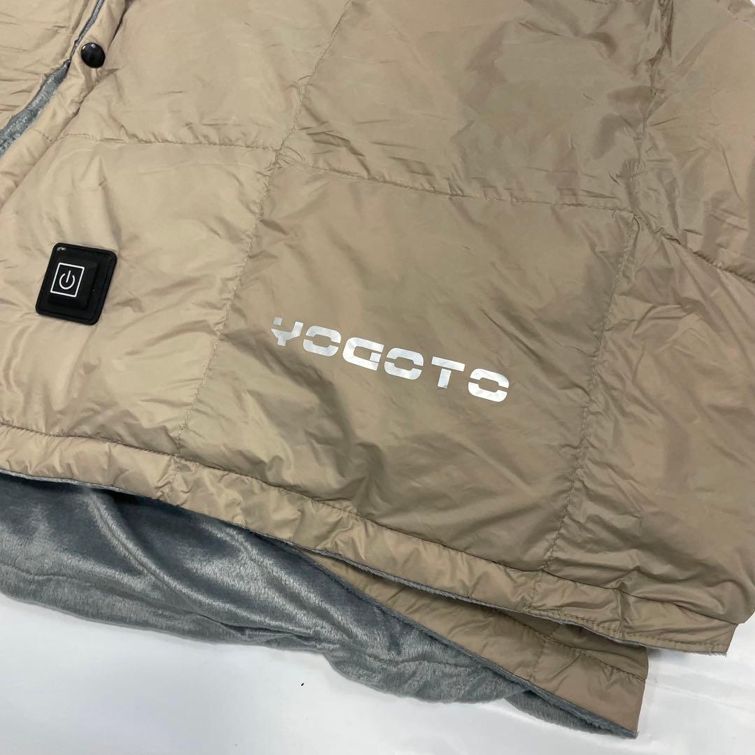 YOCOTO加熱機能付ウェアラブルスリーピングバッグ ブランケットポンチョフード