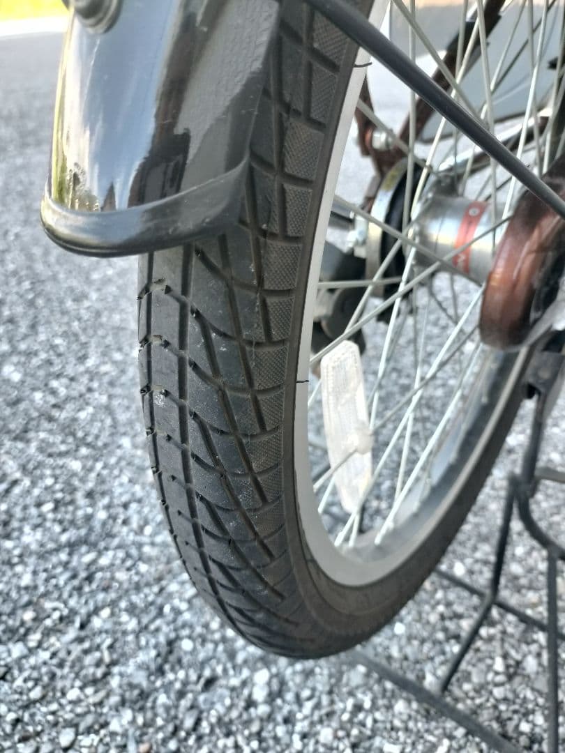 非電動自転車　電動アシスト自転車 チャイルドシート付き ブラウン　子供乗せ自転車