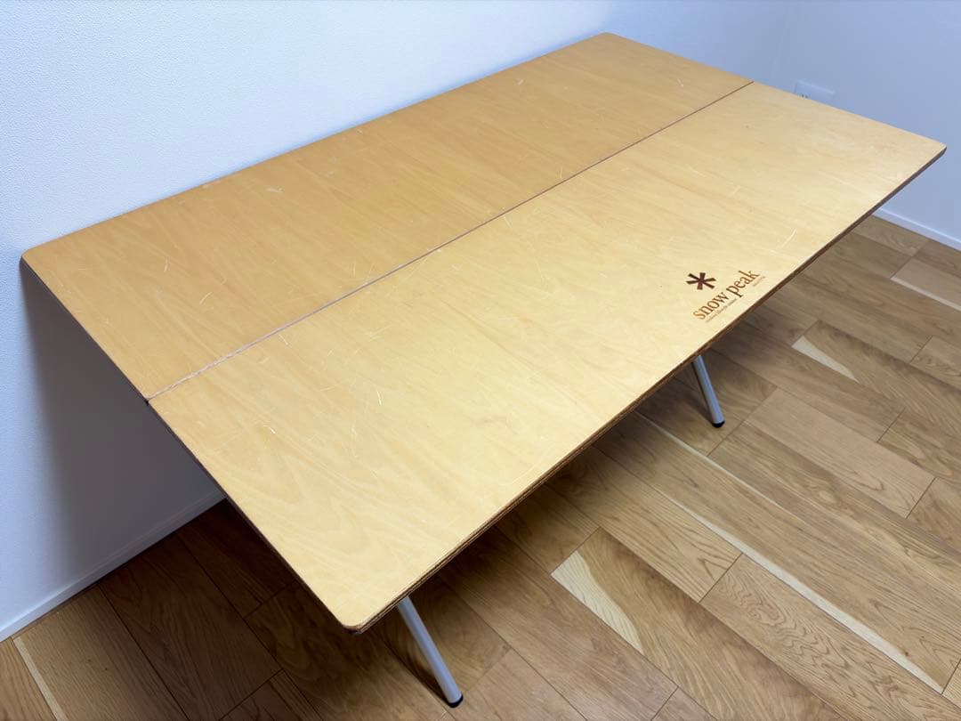 【入手困難】スノーピーク ワンアクションテーブルロング　シナ合板