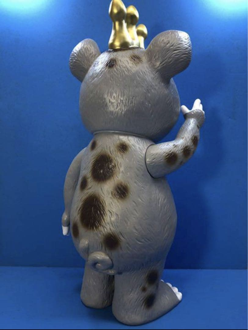 イヌクマ★快獣ブースカ★ジャイアントサイズ【モノクロ】未使用新品 色紙付き