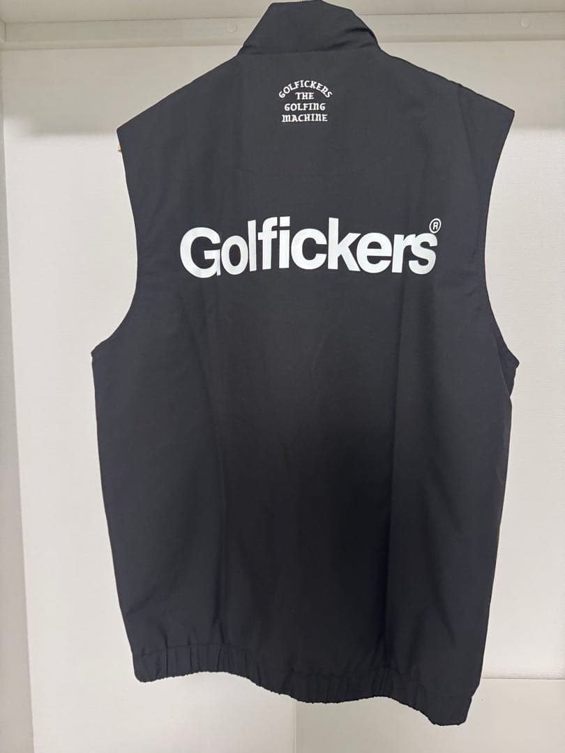 【新品】Golfickers 中綿ベスト（黒）
