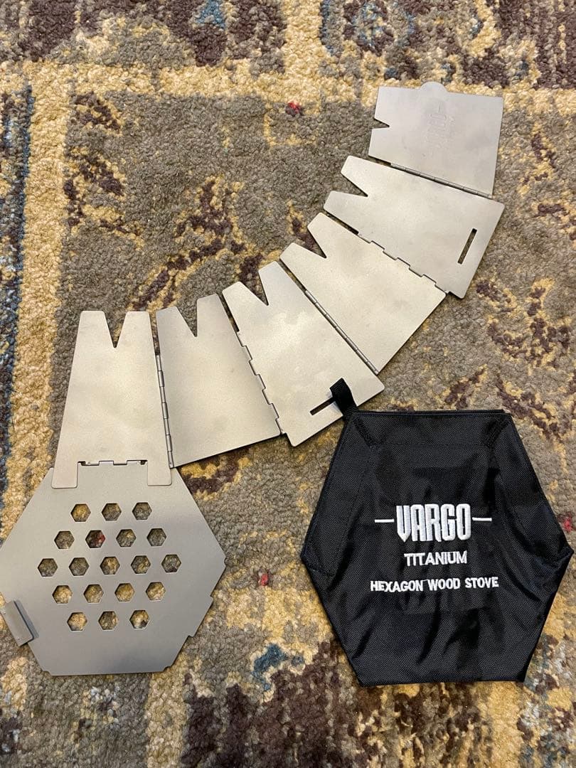 VARGO（バーゴ）チタニウム ヘキサゴンウッドストーブ　アウトドア