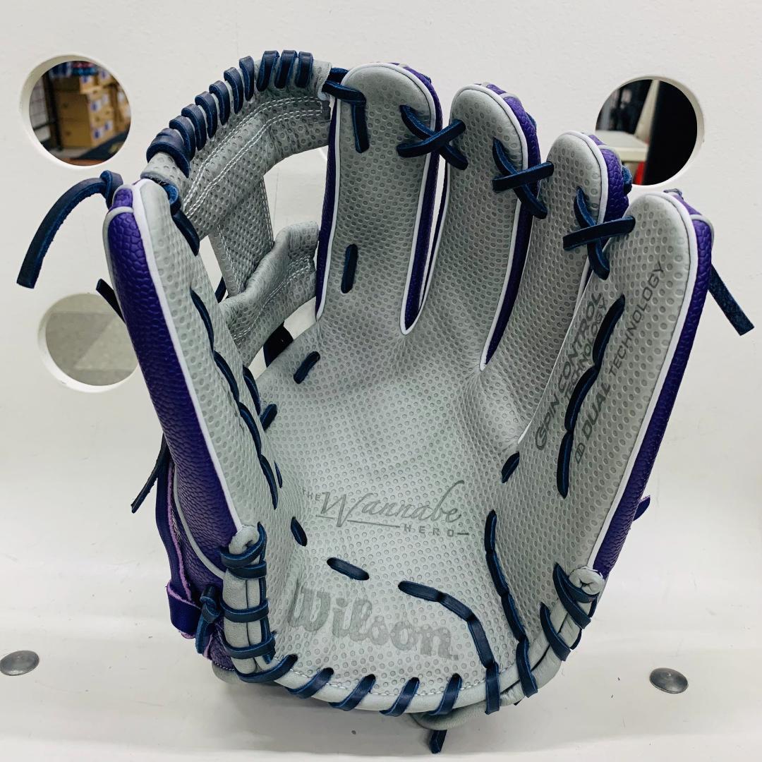 特価　ウイルソン　WBW103782　一般用　軟式用　内野手用　87型　型付け済