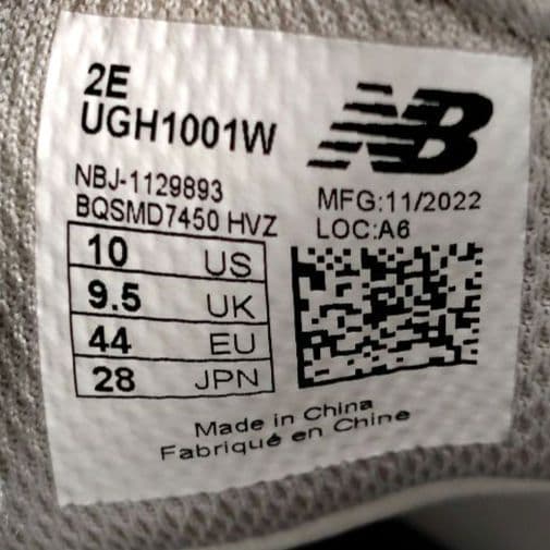 新品未使用 ニューバランス ゴルフシューズ ボア UGH1001W ホワイト