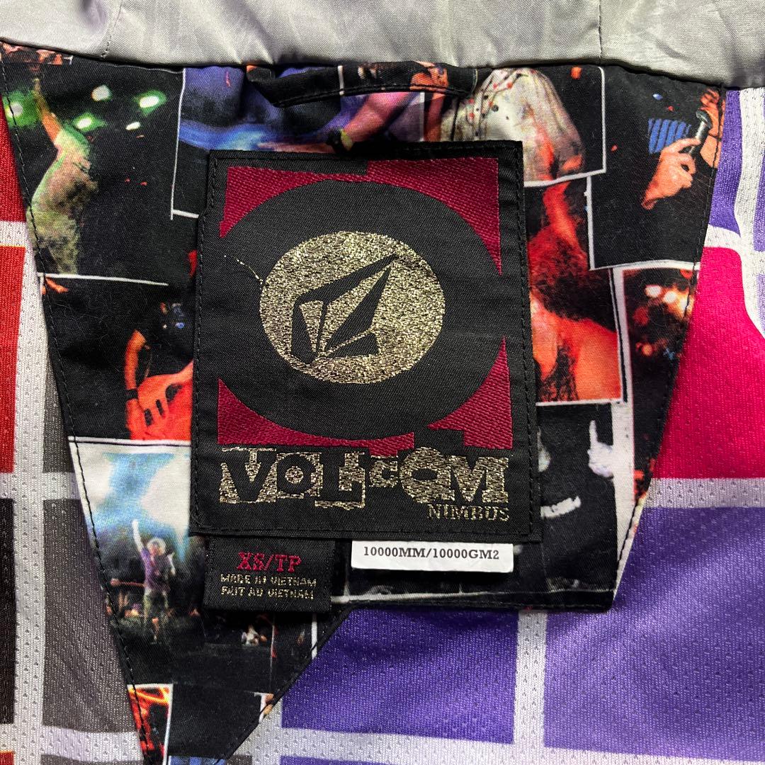 VOLCOM ボルコム　スノーボードジャケット　スノボ　総柄　ユニセックス　XS