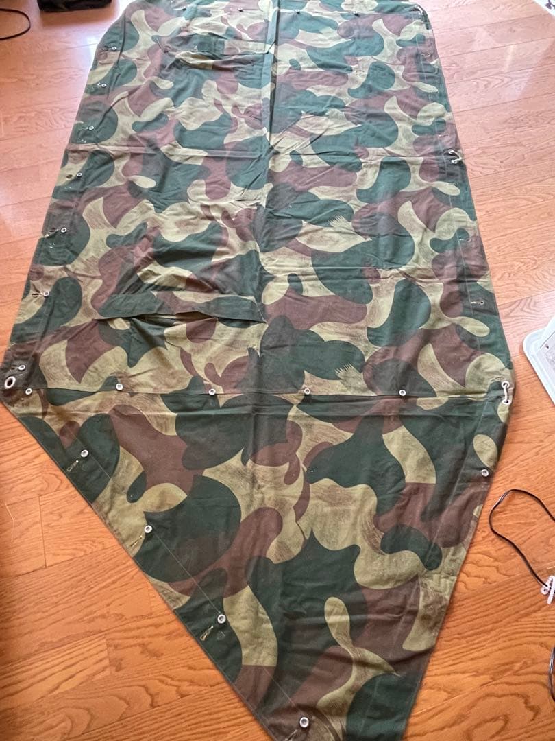 ベルギー軍幕　パップテント美品　ビンテージ　2枚セット　1956