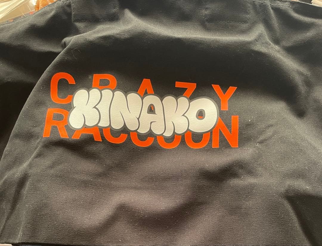 Crazy Raccoon kinako きなこ トートバッグ 未使用