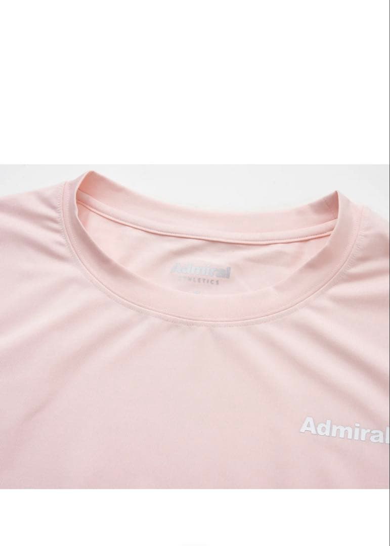 Admiral ピンク Ｍサイズ　半袖 Tシャツ レース付き【新品タグ付】