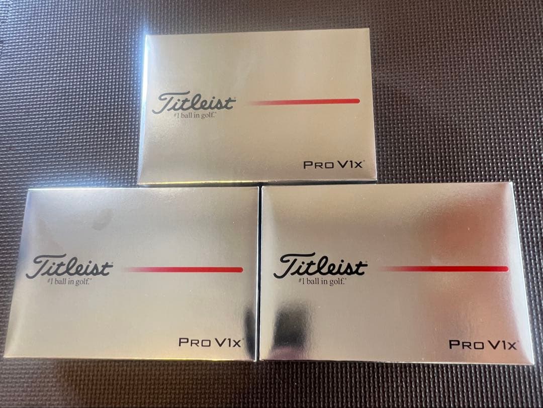 新品　Titleist Pro V1x ゴルフボール 5ダース