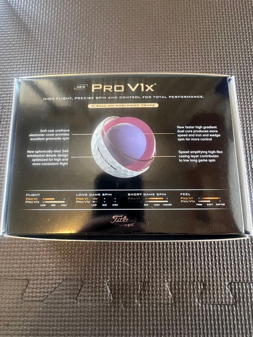 新品　Titleist Pro V1x ゴルフボール 5ダース