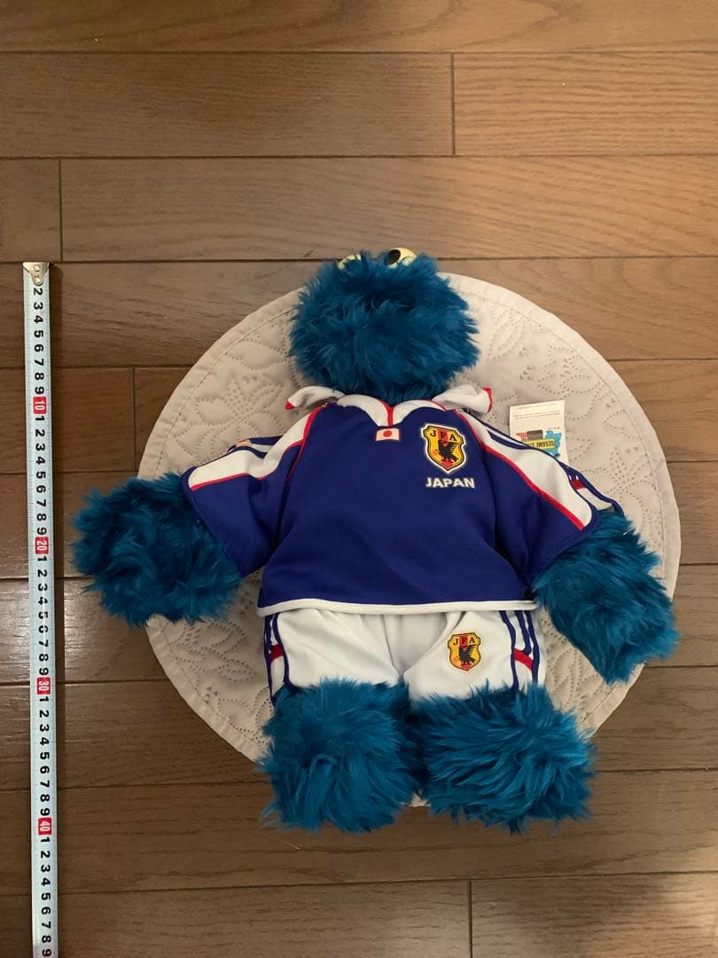 日本代表×セサミストリート クッキーモンスター ぬいぐるみ 2001 サッカー