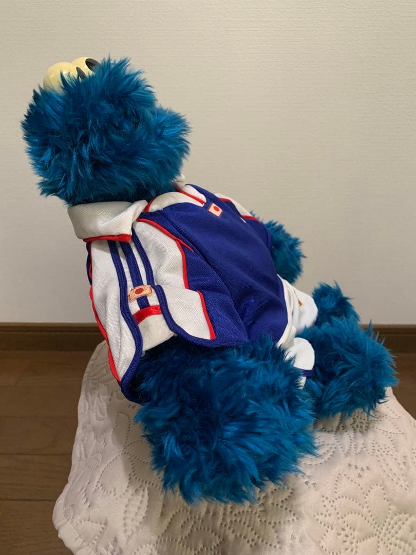 日本代表×セサミストリート クッキーモンスター ぬいぐるみ 2001 サッカー