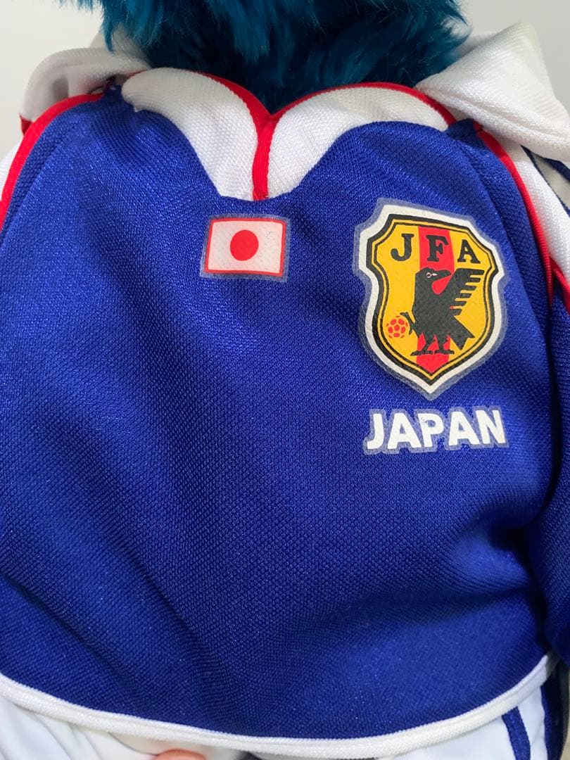 日本代表×セサミストリート クッキーモンスター ぬいぐるみ 2001 サッカー