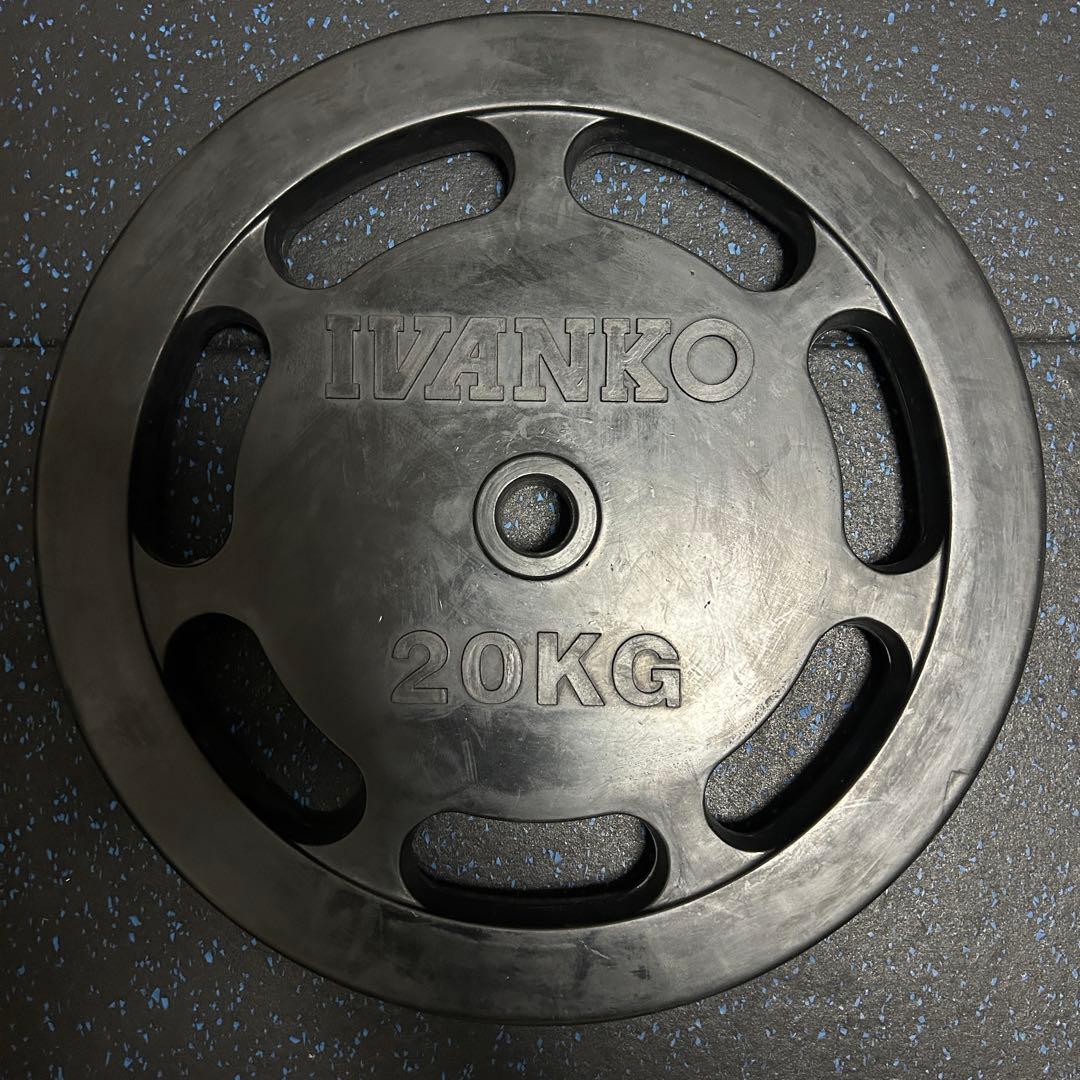 IVANKO イヴァンコ 径28mm ラバープレート 20kg② アイロテック