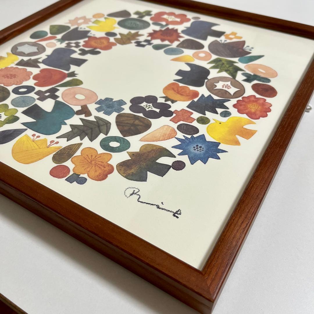 【BIRDS'WORDS】ポスター30cm/WREATH,廃盤色額縁セット