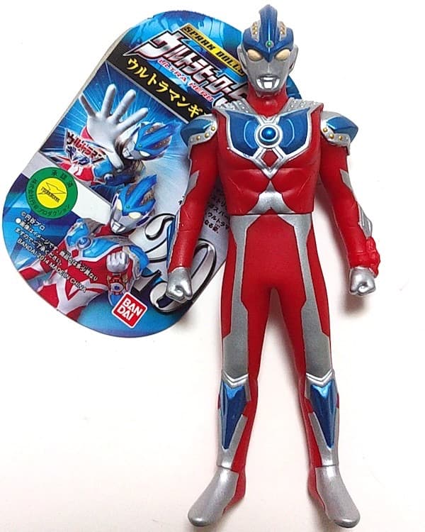 ★激レア 丸タグ★ウルトラマンギンガストリウム ソフビ Wライブサイン ゼロ