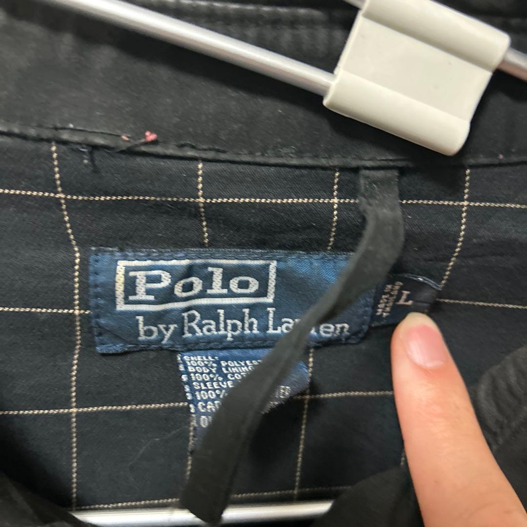 【美品】Polo by Ralph Laurenスウィングトップ　ブラックＬ