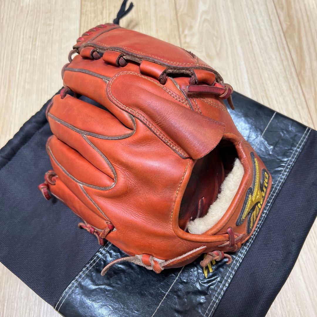 【人気】ミズノプロ 投手用 オーダーグローブ 硬式用 レッド 野球